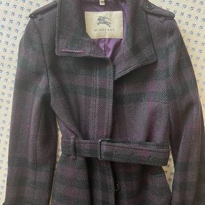 Burberry London Wool Trench Coat